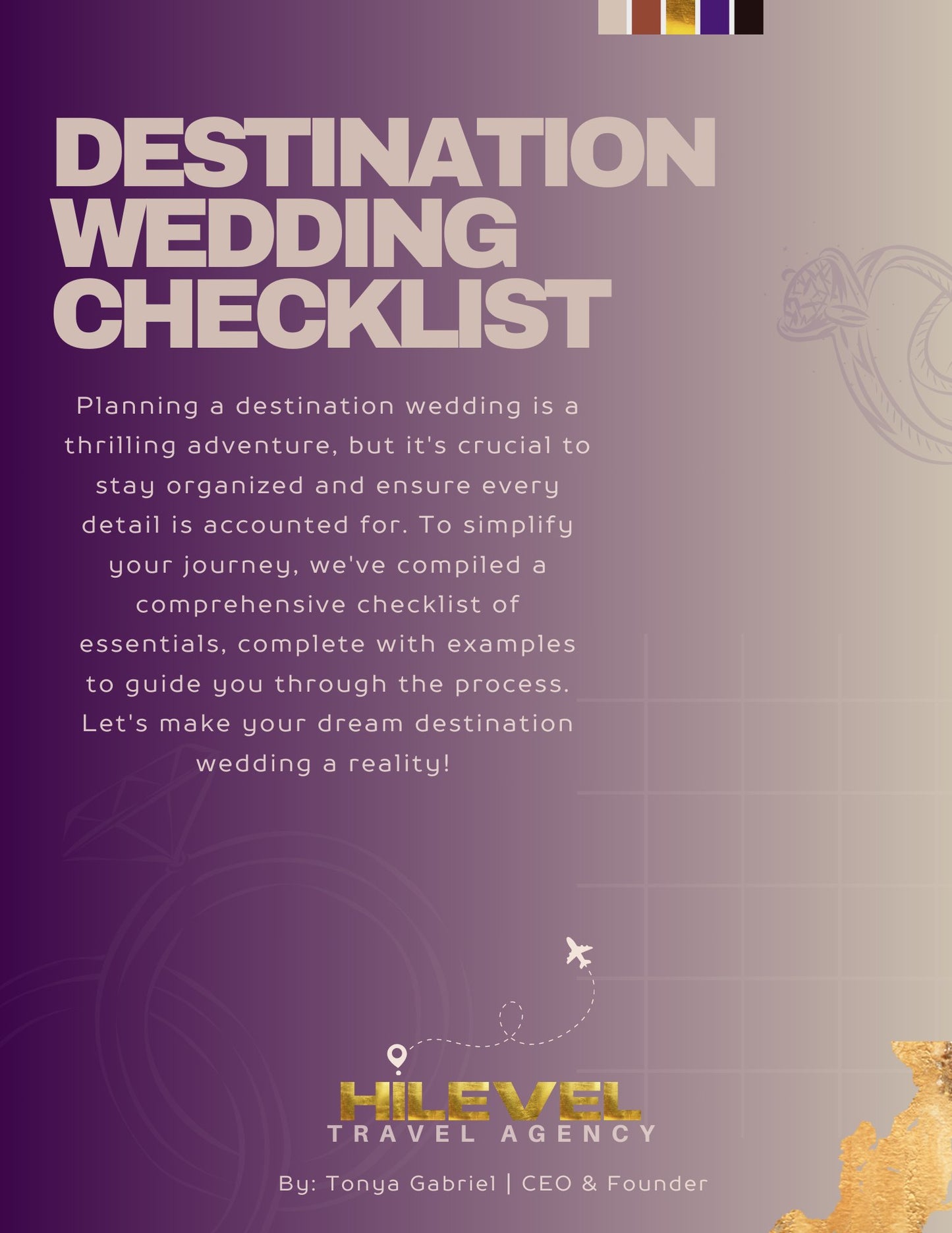 Comprehensive Destination Wedding Checklist - Free Digital Download